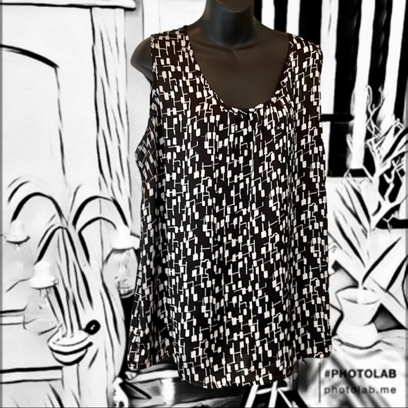 George Plus 2X Fabulous Tank Top Loose & Flattering - Picture 1 of 8